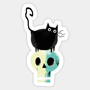 Halloween Cat Sticker